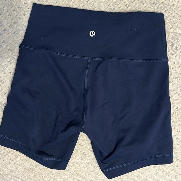Lululemon winder train biker short in blue - Picture 2 of 2